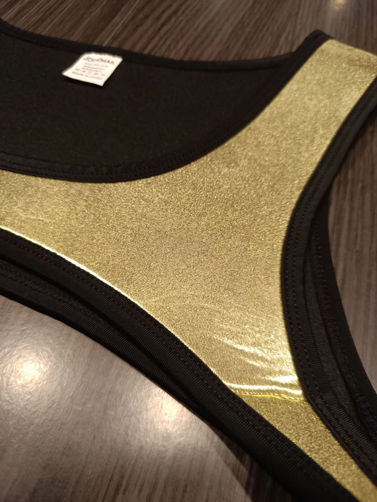 Gouden neopreenharnaas voor heren Jockmail – photo 3